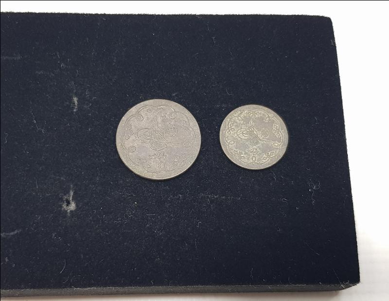 SULTAN II. ABDÜLHAMİD HAN DÖNEMİ GÜMÜŞ 5 PARA VE 10 PARA