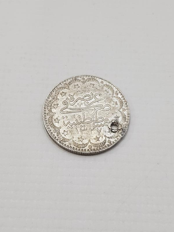 SULTAN MEHMET REŞAD HAN DÖNEMİ GÜMÜŞ 5 KURUŞ MECİDİYE