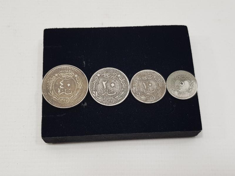 SULTAN MEHMET REŞAT HAN DÖNEMİ 5-10-20-40 PARA SETİ