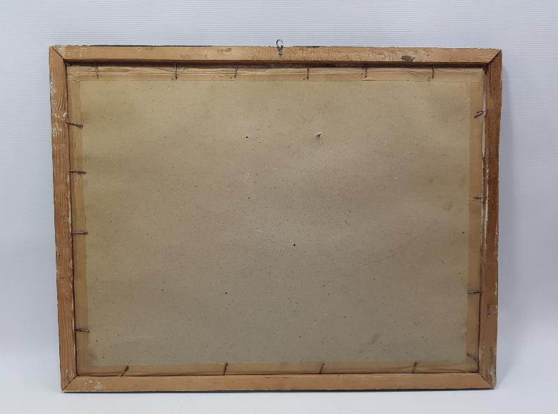 TEKKE İŞİ ASHAB-I KEHF YAZILI CAM ALTI AMENTÜ GEMİSİ