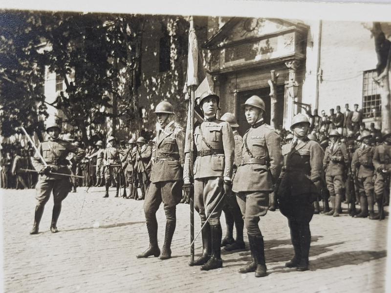 1. DÜNYA SAVAŞI - İŞGAL KUVVETLERİ İSTANBULDA ORJİNAL FOTOĞRAF