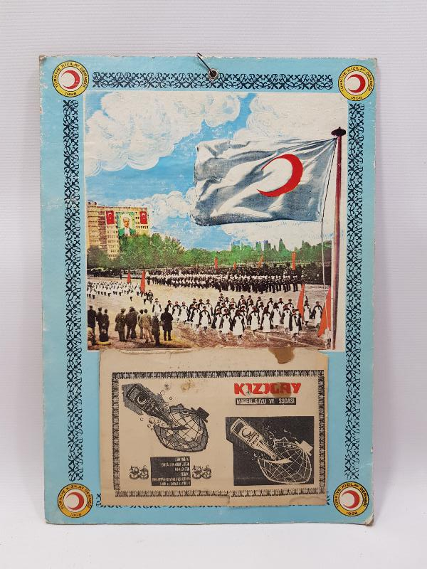 1950-1960'LARDAN NADİR KIZILAY DUVAR TAKVİM 