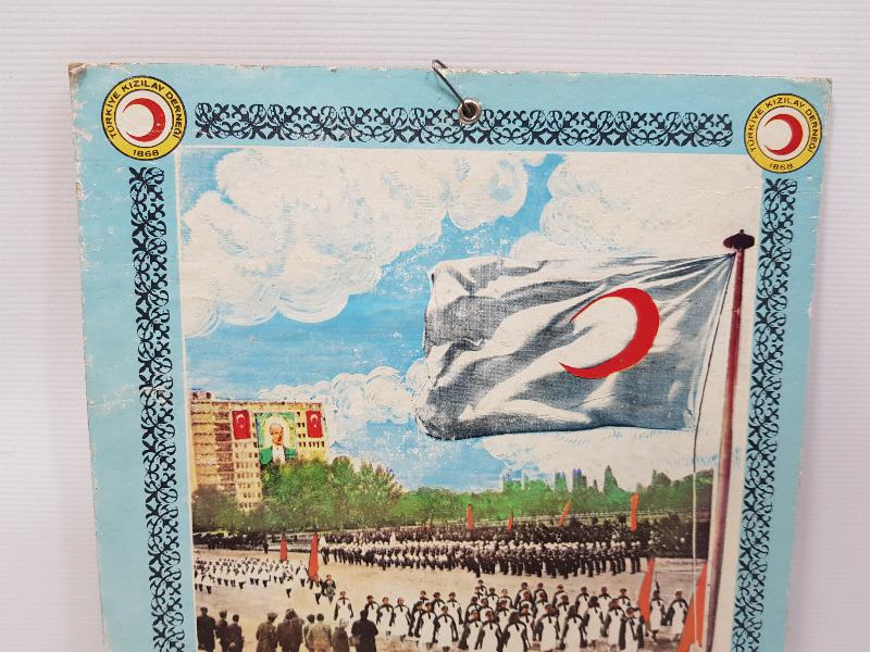 1950-1960'LARDAN NADİR KIZILAY DUVAR TAKVİM 