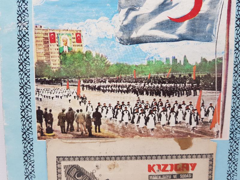 1950-1960'LARDAN NADİR KIZILAY DUVAR TAKVİM 