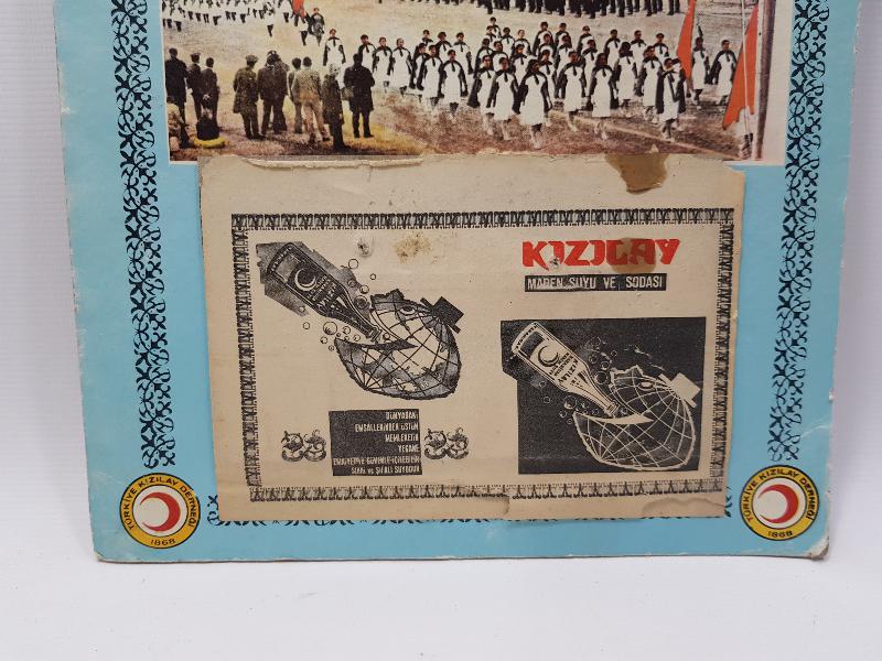 1950-1960'LARDAN NADİR KIZILAY DUVAR TAKVİM 