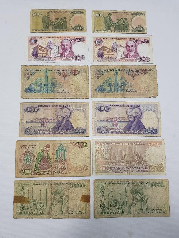 7. EMİSYON 1 DÜZİNE KAĞIT PARA