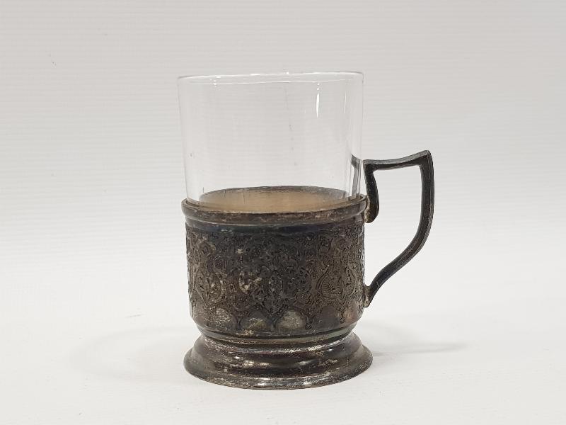 ANTİKA 84 DAMGALI GÜMÜŞ ISTAKA VE BARDAĞI