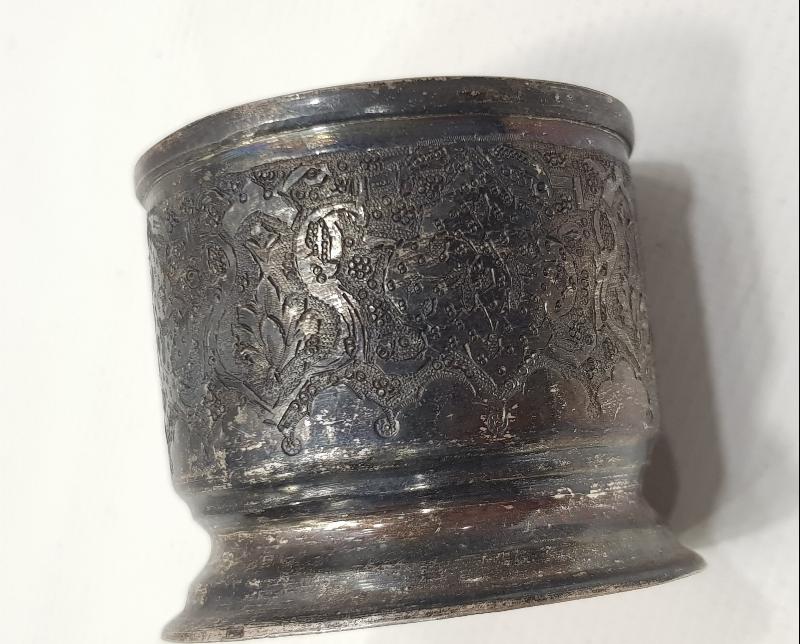 ANTİKA 84 DAMGALI GÜMÜŞ ISTAKA VE BARDAĞI