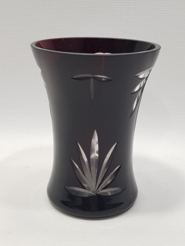 ANTİKA KRİSTAL BOHEM VAZO