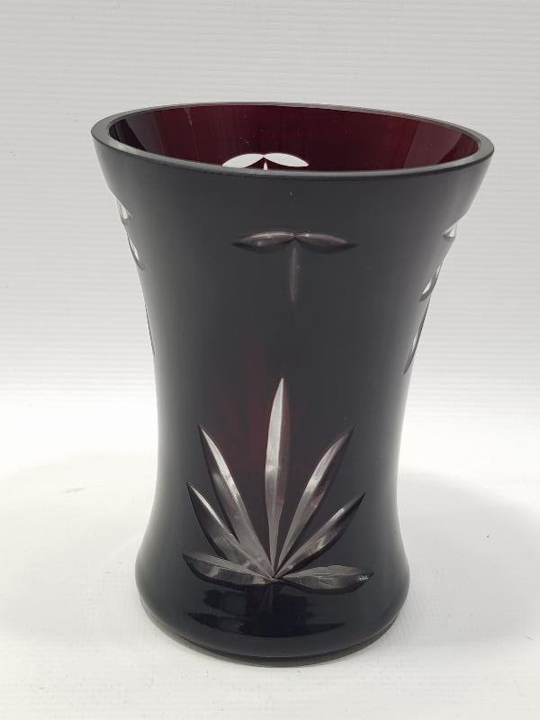 ANTİKA KRİSTAL BOHEM VAZO