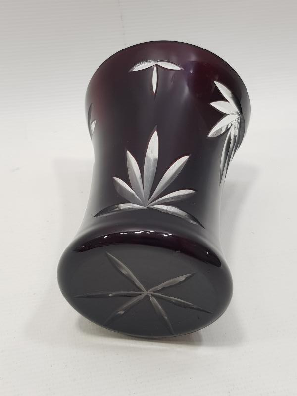 ANTİKA KRİSTAL BOHEM VAZO