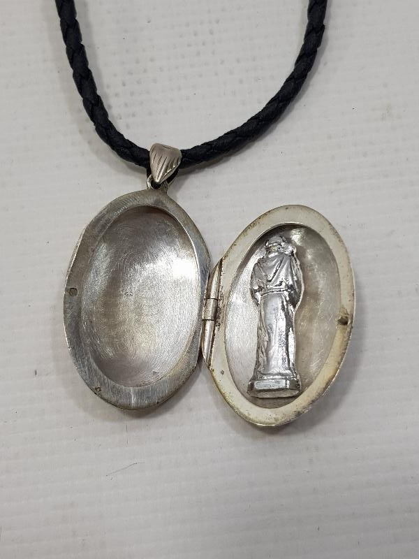 HIRİSTİYAN İŞİ KUTSAL GÜMÜŞ KOLYE UCU 