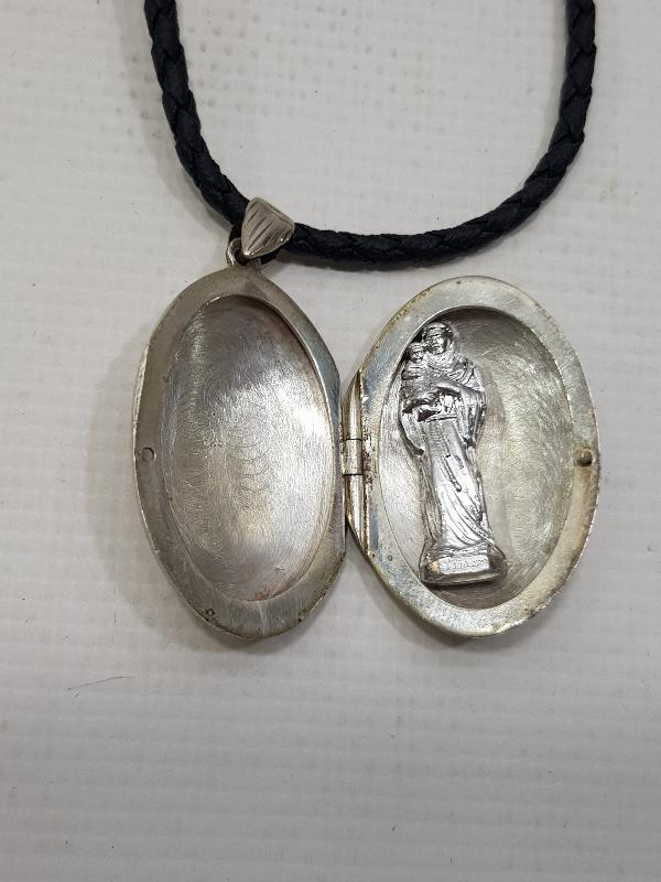 HIRİSTİYAN İŞİ KUTSAL GÜMÜŞ KOLYE UCU 