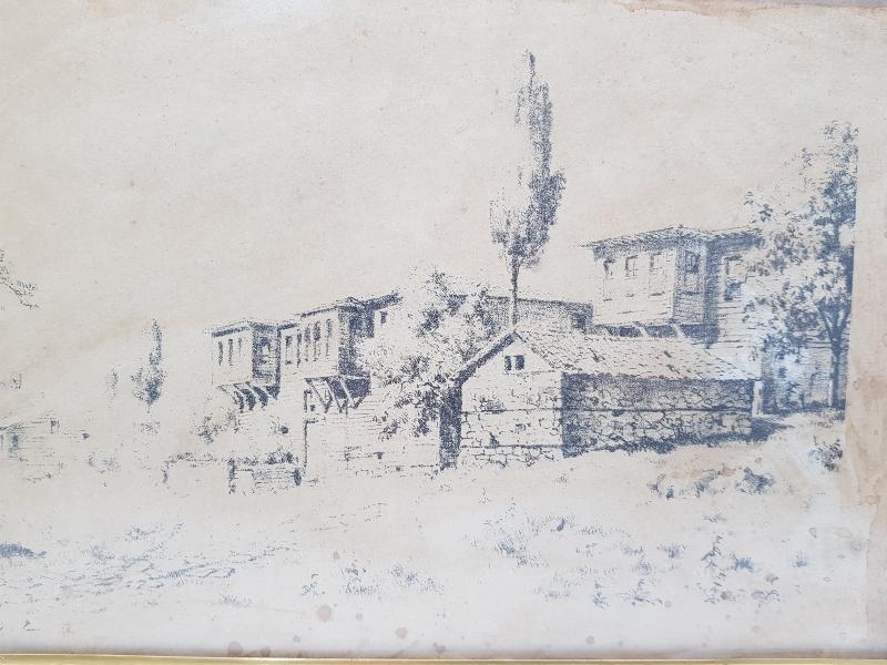 MEŞHUR OSMANLI RESSAMI HOCA ALİ RIZA BASKI RESİM