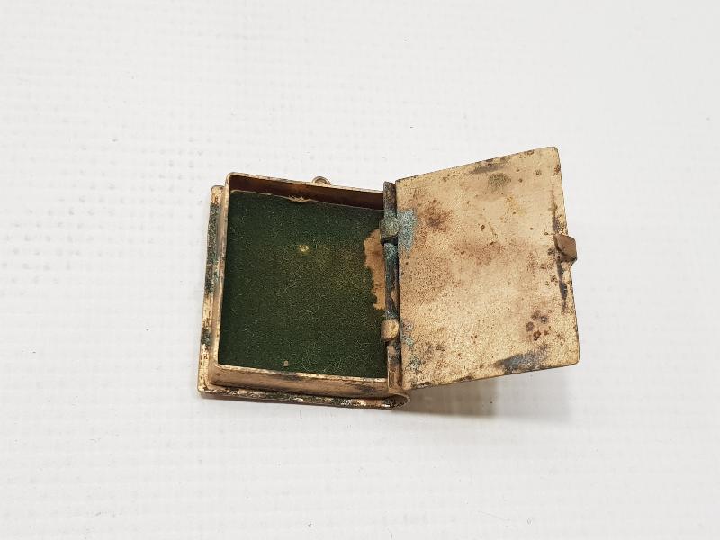 OSMANLI DÖNEMİ ALTIN KAPLAMA KUTSAL KOLYE UCU