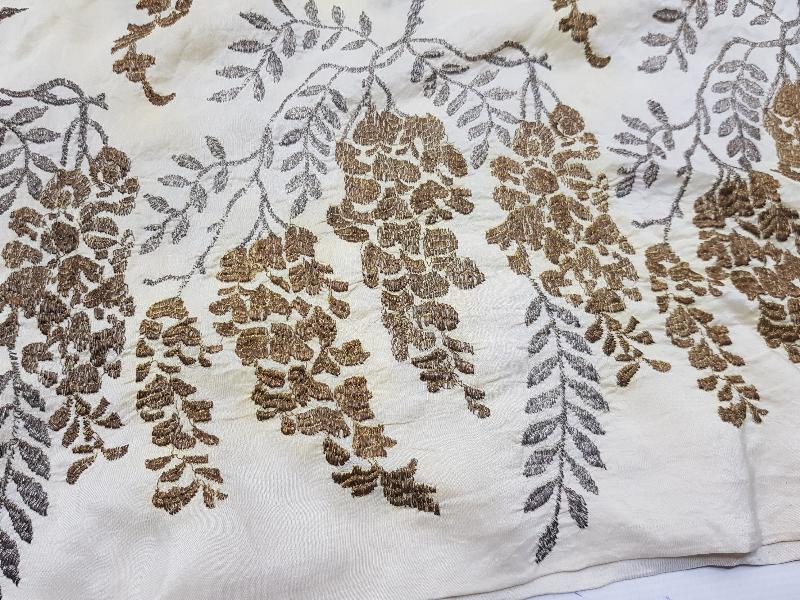 OSMANLI DÖNEMİ ALTIN VE GÜMÜŞ SIRMA İŞÇİLİKLİ İPEK YASTIK YÜZÜ