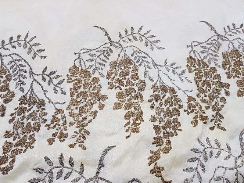 OSMANLI DÖNEMİ ALTIN VE GÜMÜŞ SIRMA İŞÇİLİKLİ İPEK YASTIK YÜZÜ