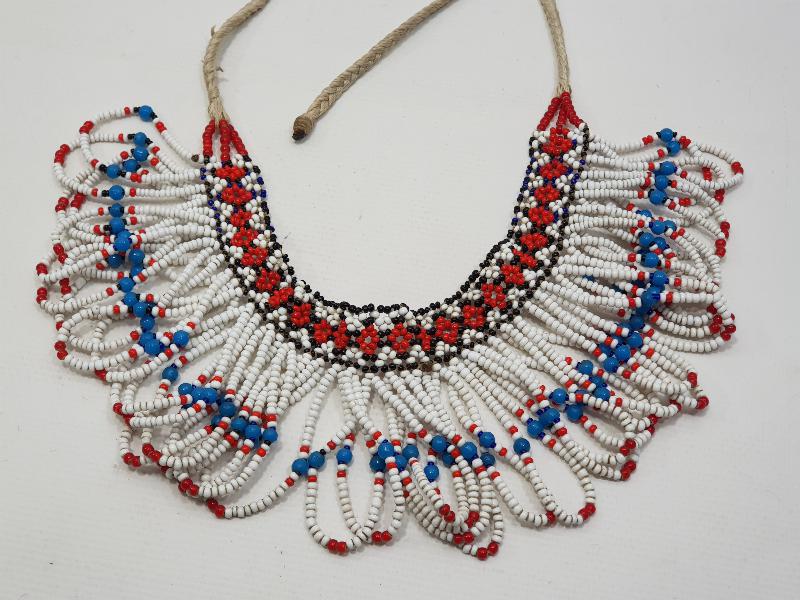 OSMANLI DÖNEMİ BALIKESİR YÖRESİ BONCUK İŞLEME KADIN ALINLIĞI