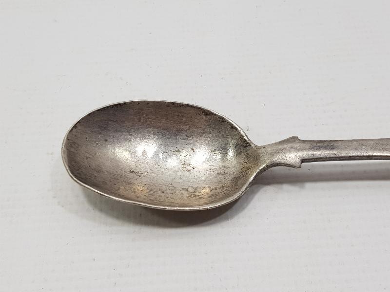 OSMANLI DÖNEMİ BERGAMALI YAHUDİ USTA Y. KAZEZ YAPIMI GÜMÜŞ KAŞIK