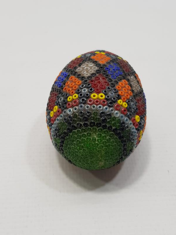 OSMANLI DÖNEMİ BONCUK İŞLEME PASKALYA YUMURTASI