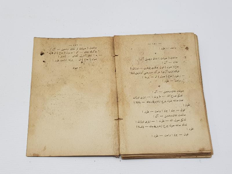 OSMANLICA KİTAP: ASKERİ İDMAN TEALİMİ