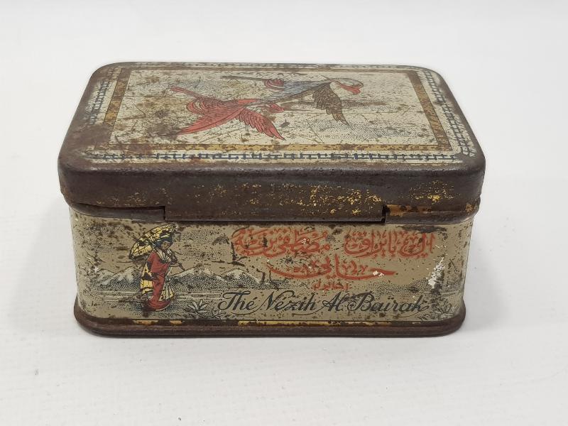 OSMANLICA YAZILI ALBAYRAK ÇAY KUTUSU