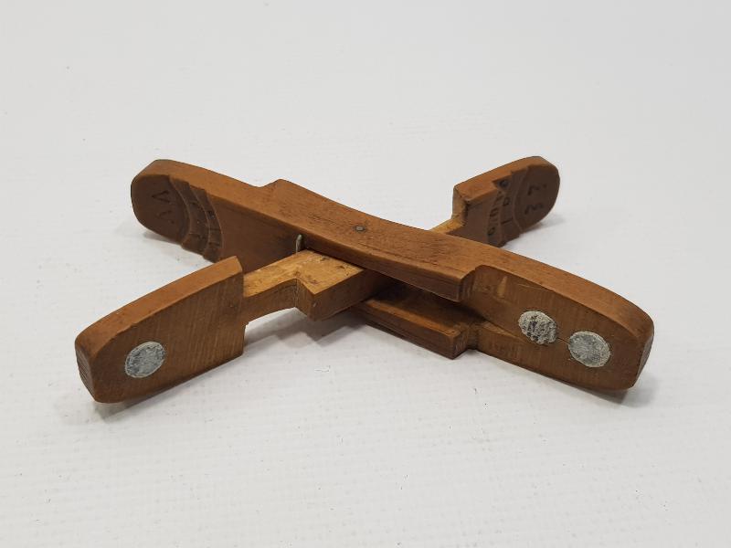 OSMANLICA YAZILI ÇOK NADİR AHŞAP KUYUMCU TERAZİSİ 