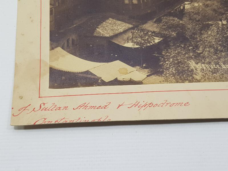 SARAY FOTOĞRAFÇISI SEBAH & JOALLIER İMZALI SULTANAHMED CAMİİ VE DİKİLİTAŞ FOTOĞRAFI