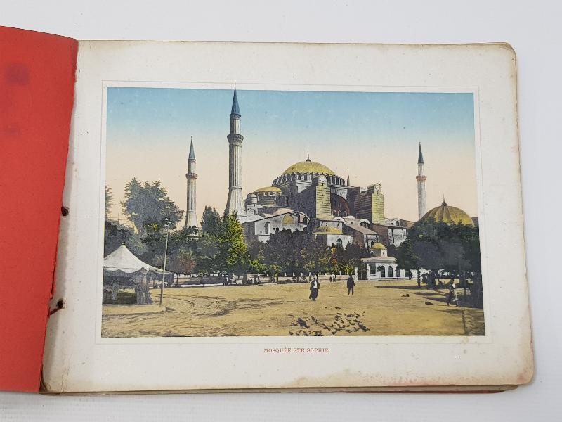 SOUVENIR DE CONSTANTINOPLE - İSTANBUL YADİGARI BÜYÜK BOY KARTPOSTAL ALBÜMÜ