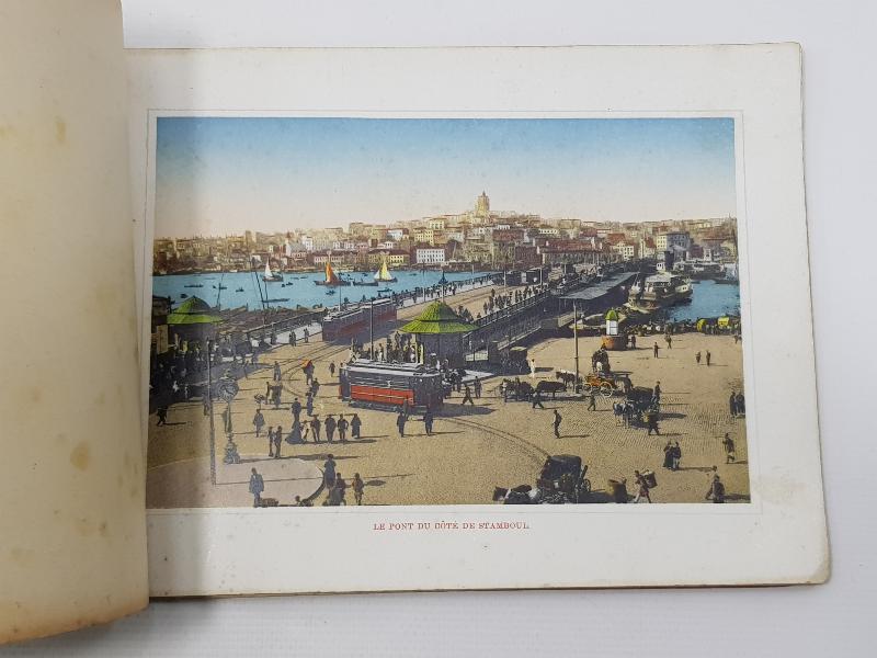 SOUVENIR DE CONSTANTINOPLE - İSTANBUL YADİGARI BÜYÜK BOY KARTPOSTAL ALBÜMÜ