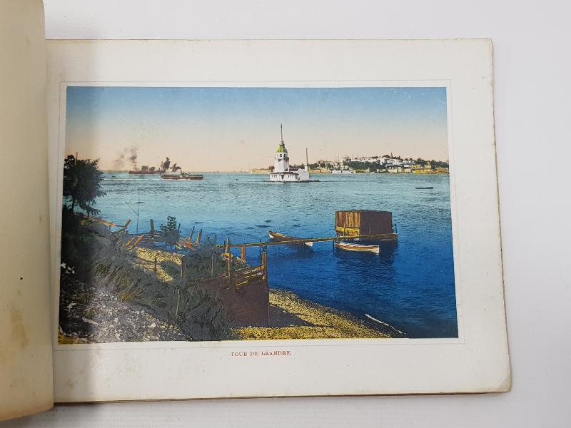 SOUVENIR DE CONSTANTINOPLE - İSTANBUL YADİGARI BÜYÜK BOY KARTPOSTAL ALBÜMÜ