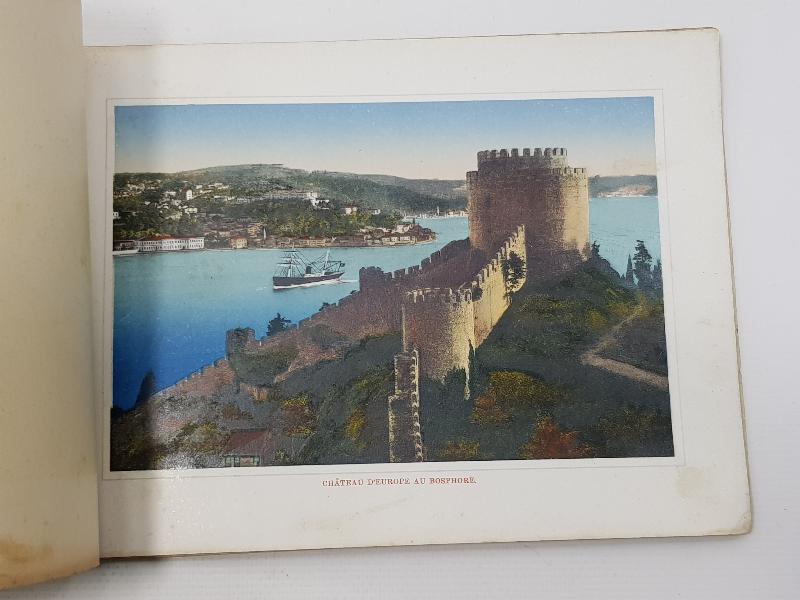 SOUVENIR DE CONSTANTINOPLE - İSTANBUL YADİGARI BÜYÜK BOY KARTPOSTAL ALBÜMÜ