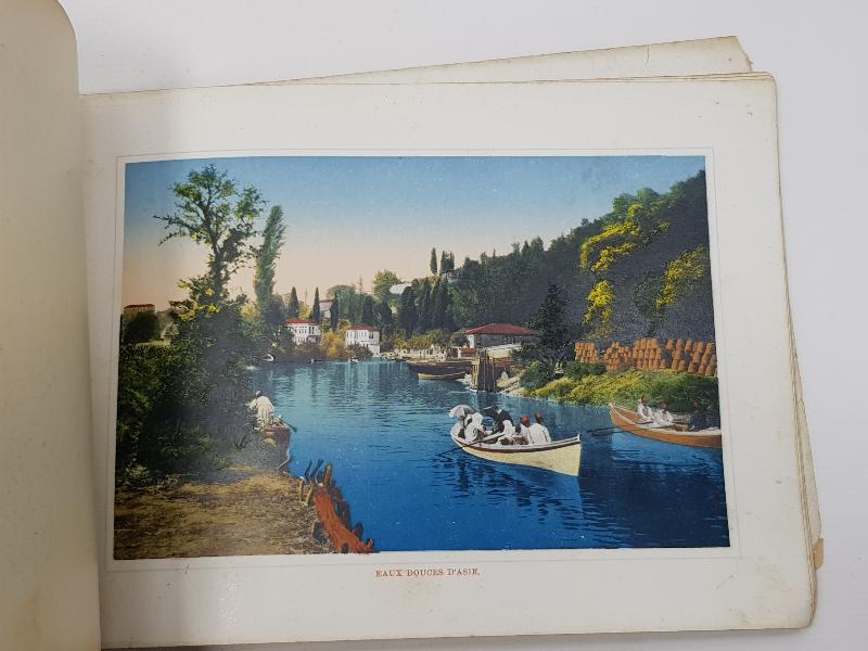 SOUVENIR DE CONSTANTINOPLE - İSTANBUL YADİGARI BÜYÜK BOY KARTPOSTAL ALBÜMÜ