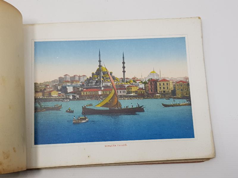 SOUVENIR DE CONSTANTINOPLE - İSTANBUL YADİGARI BÜYÜK BOY KARTPOSTAL ALBÜMÜ