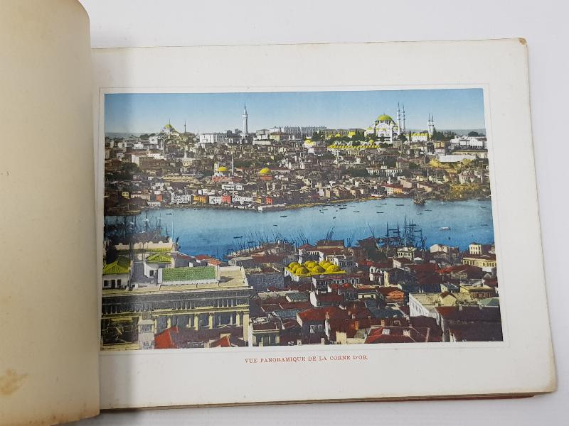 SOUVENIR DE CONSTANTINOPLE - İSTANBUL YADİGARI BÜYÜK BOY KARTPOSTAL ALBÜMÜ