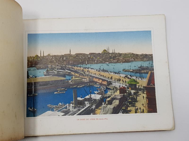SOUVENIR DE CONSTANTINOPLE - İSTANBUL YADİGARI BÜYÜK BOY KARTPOSTAL ALBÜMÜ