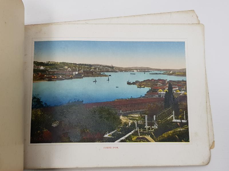 SOUVENIR DE CONSTANTINOPLE - İSTANBUL YADİGARI BÜYÜK BOY KARTPOSTAL ALBÜMÜ