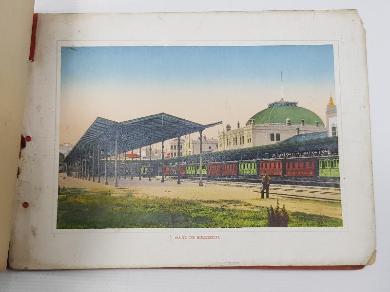 SOUVENIR DE CONSTANTINOPLE - İSTANBUL YADİGARI BÜYÜK BOY KARTPOSTAL ALBÜMÜ