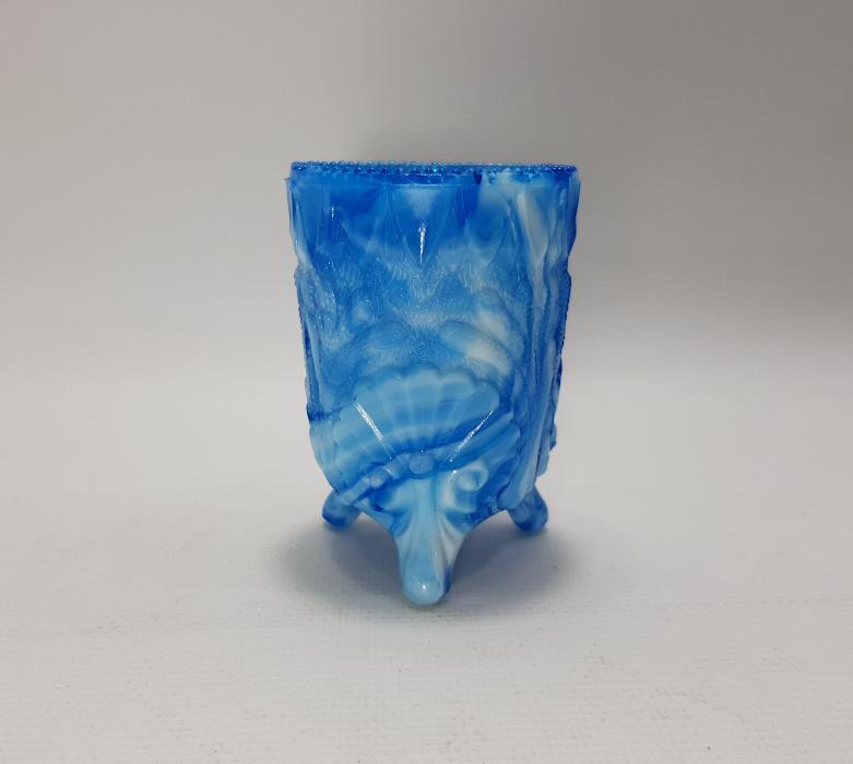 19. YÜZYIL AVRUPA YAPIMI ÜÇ AYAKLI OPAL SUNUMLUK BARDAK