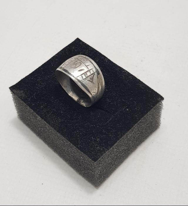 ÜZERİ OSMANLICA YADİGAR YAZILI GÜMÜŞ YÜZÜK