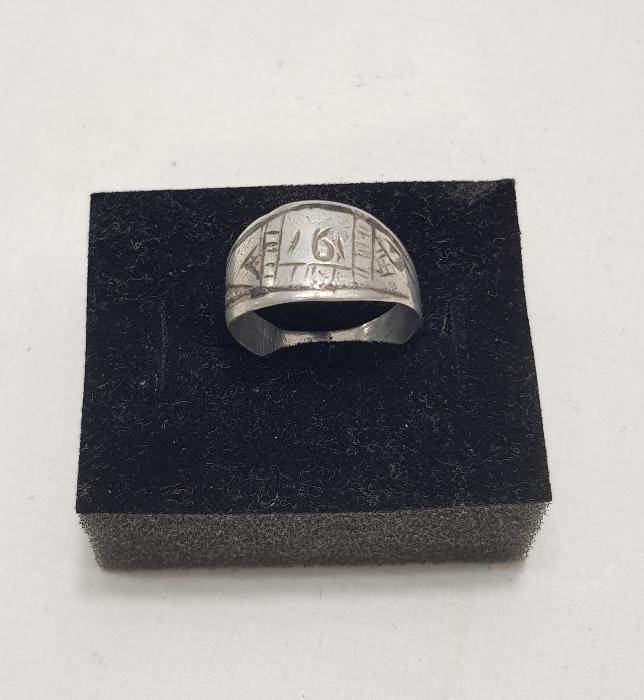 ÜZERİ OSMANLICA YADİGAR YAZILI GÜMÜŞ YÜZÜK