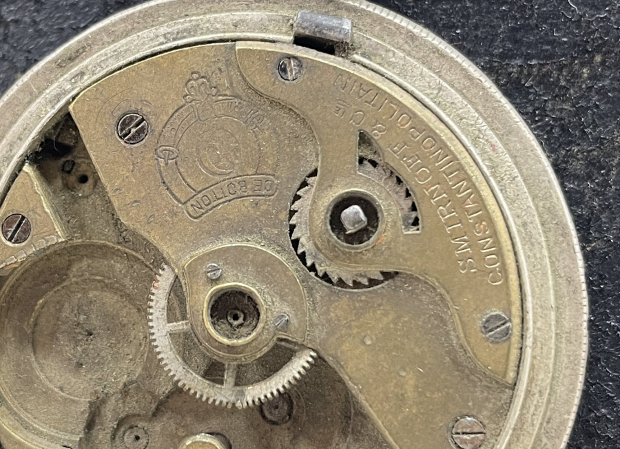 1. DÜNYA SAVAŞI DÖNEMİ GÜMÜŞ KASA OSMANLI SUBAY CEP SAATİ