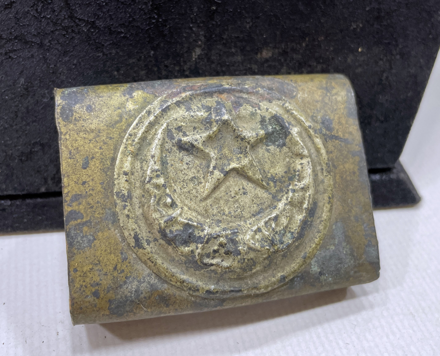 1. DÜNYA SAVAŞI DÖNEMİ ÜZERİNDE OSMANLICA ASAKİRİ ŞAHANE YAZILI KEMER TOKASI