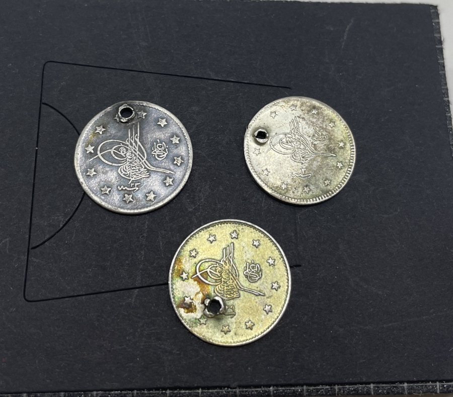 ABDÜLHAMİD VE MEHMED REŞAD HAN DÖNEMİNE AİT GÜMÜŞ 2 KURUŞ LOTU