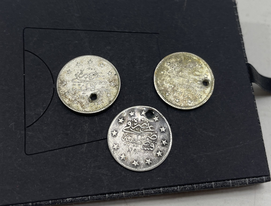 ABDÜLHAMİD VE MEHMED REŞAD HAN DÖNEMİNE AİT GÜMÜŞ 2 KURUŞ LOTU