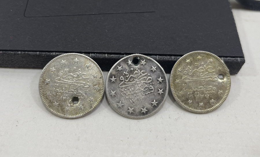 ABDÜLHAMİD VE MEHMED REŞAD HAN DÖNEMİNE AİT GÜMÜŞ 2 KURUŞ LOTU