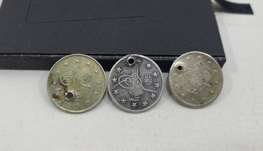 ABDÜLHAMİD VE MEHMED REŞAD HAN DÖNEMİNE AİT GÜMÜŞ 2 KURUŞ LOTU