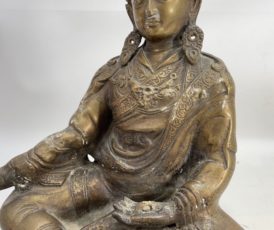 BÜYÜK BOY BRONZ DÖKÜM BUDA HEYKELİ