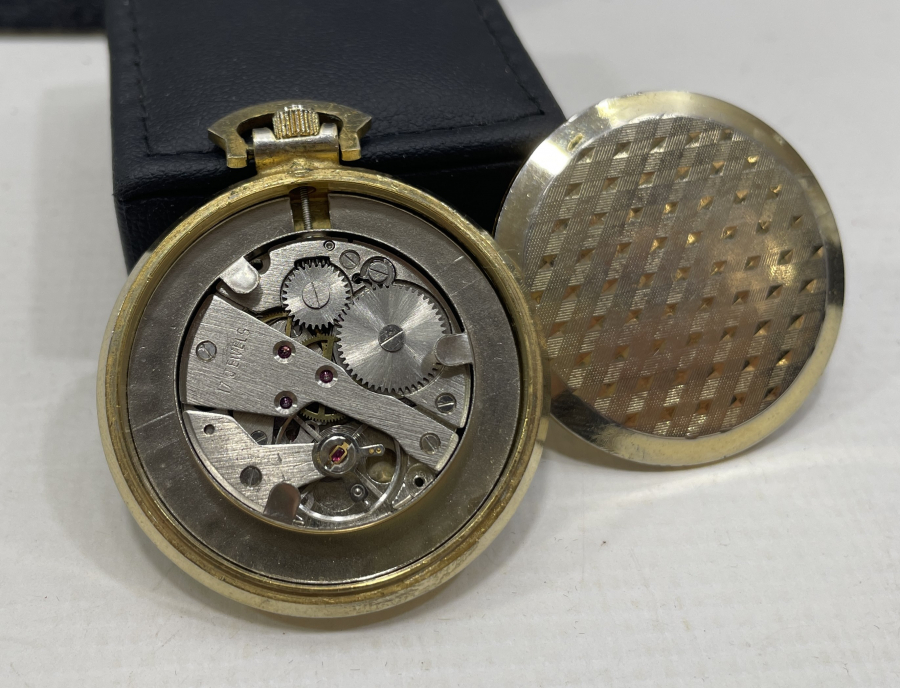 CENİT MARKA KURMALI ANTİKA CEP SAATİ