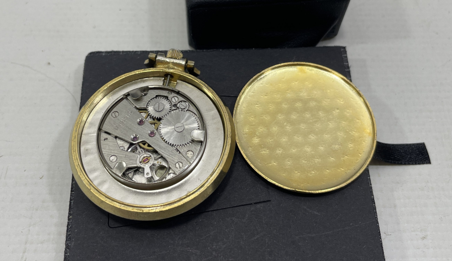 CENİT MARKA KURMALI ANTİKA CEP SAATİ